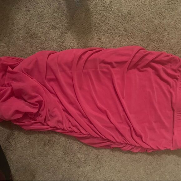 House Of Harlow 1960 2 Piece MIDI Skirt & Top Set Ruched Stretch Mesh sz xs - Picture 12 of 13